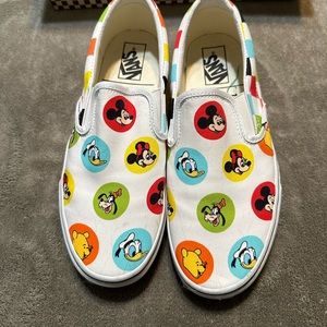 Vans x Disney 50th Anniversary Slip Ons sz. 8/9.5